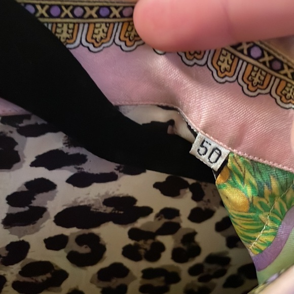 Very Rare Gianni Versace Medusa Head Paisley print silk button down shirt - Picture 10 of 10